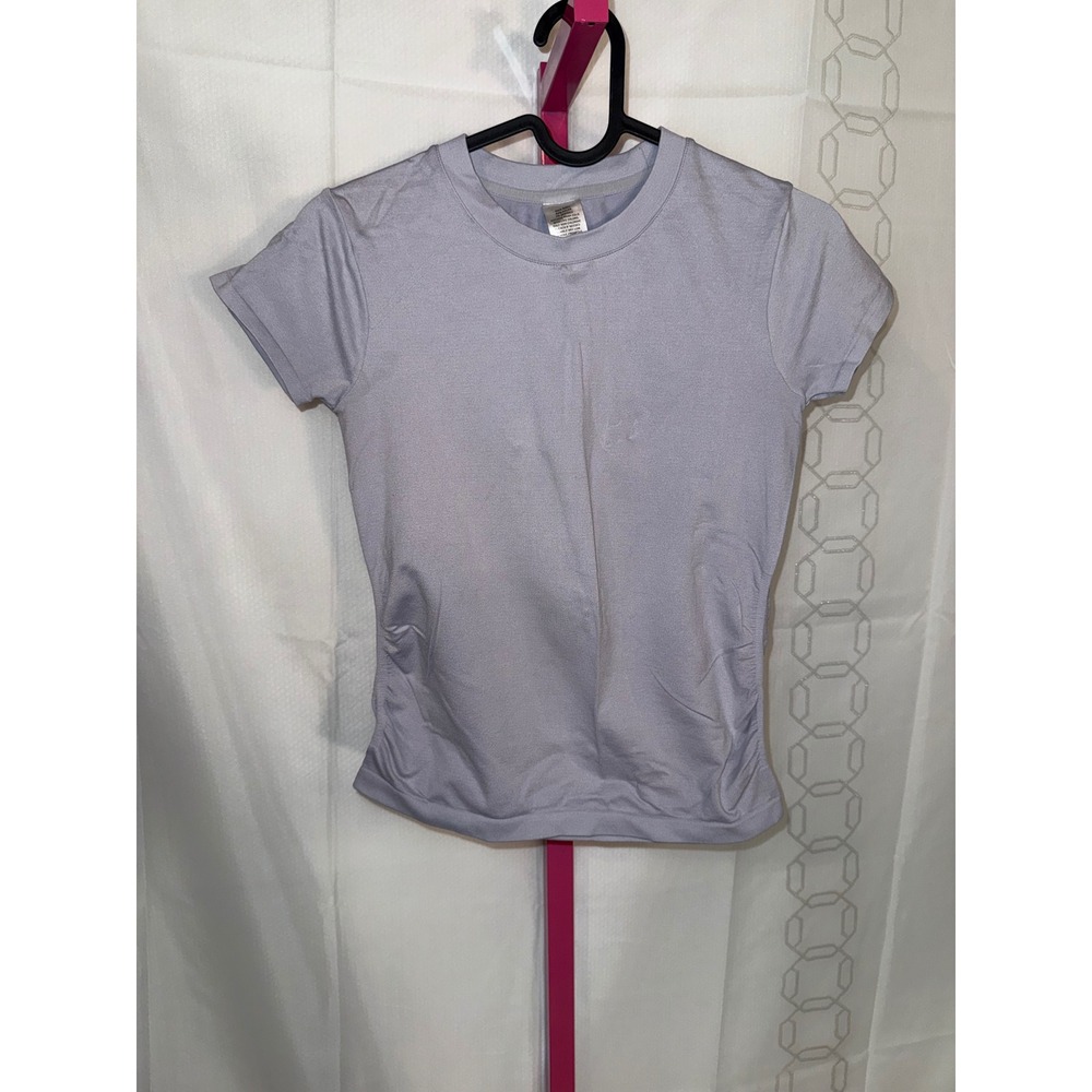 Zella‎ Kids Athletic T Shirt Crew Neck Short Sleeve Lavender Size M 8 10